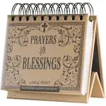 Prayers and Blessings Perpetual Calendar, Large Print