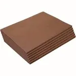 Colorations® Dark Brown 9&#034; x 12&#034; Heavyweight Construction Paper Pack - 50 Sheets