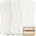 KeaBabies Softe Muslin Baby Burp Cloth