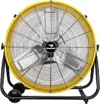 Tornado 24 Inch High Velocity Heavy Duty Tilt Metal Drum Fan