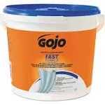 FAST TOWELS Hand Cleaning Towels, 9 x 10, Fresh Citrus, Blue, 225/Bucket, 2 Buckets/Carton