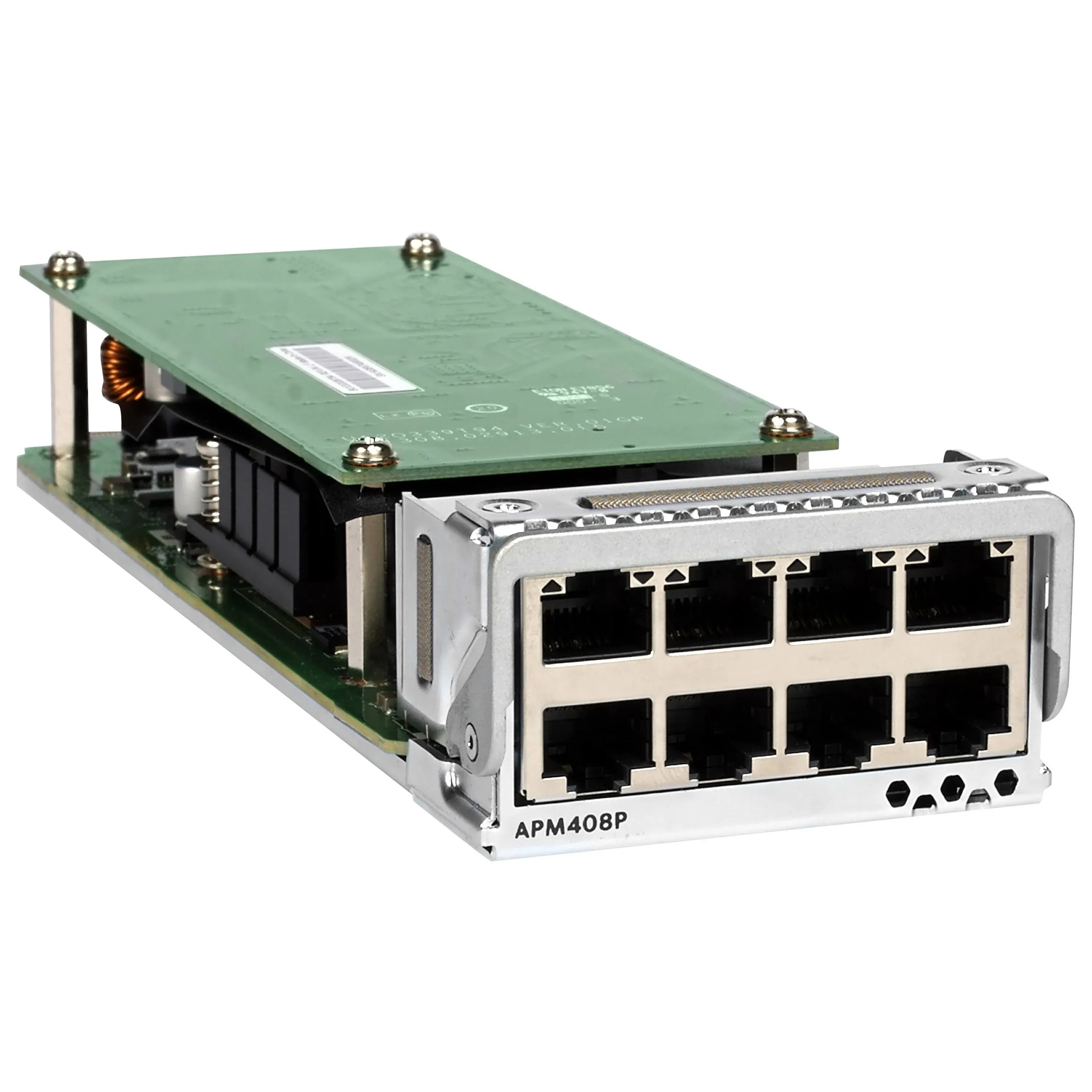 Netgear 8x100M/1G/2.5G/5G/10GBASE-T PoE+ Port Card - For Data Networking - 8 x RJ-45 10GBase-T LAN - Twisted Pair10 Gigabit Ethernet - 10GBase-T - APM408P-10000S