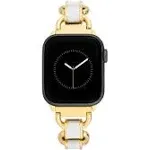 Anne Klein Women's Enamel Link Bracelet for Apple Watch