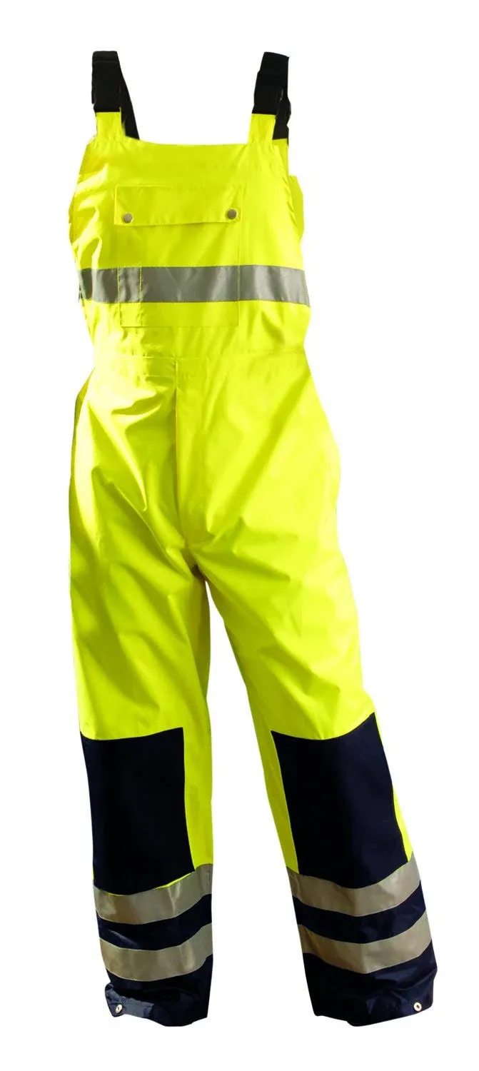 Occunomix LUX-TENBIB-Y3X Premium Breathable Bib Pants, Yellow, 3XL