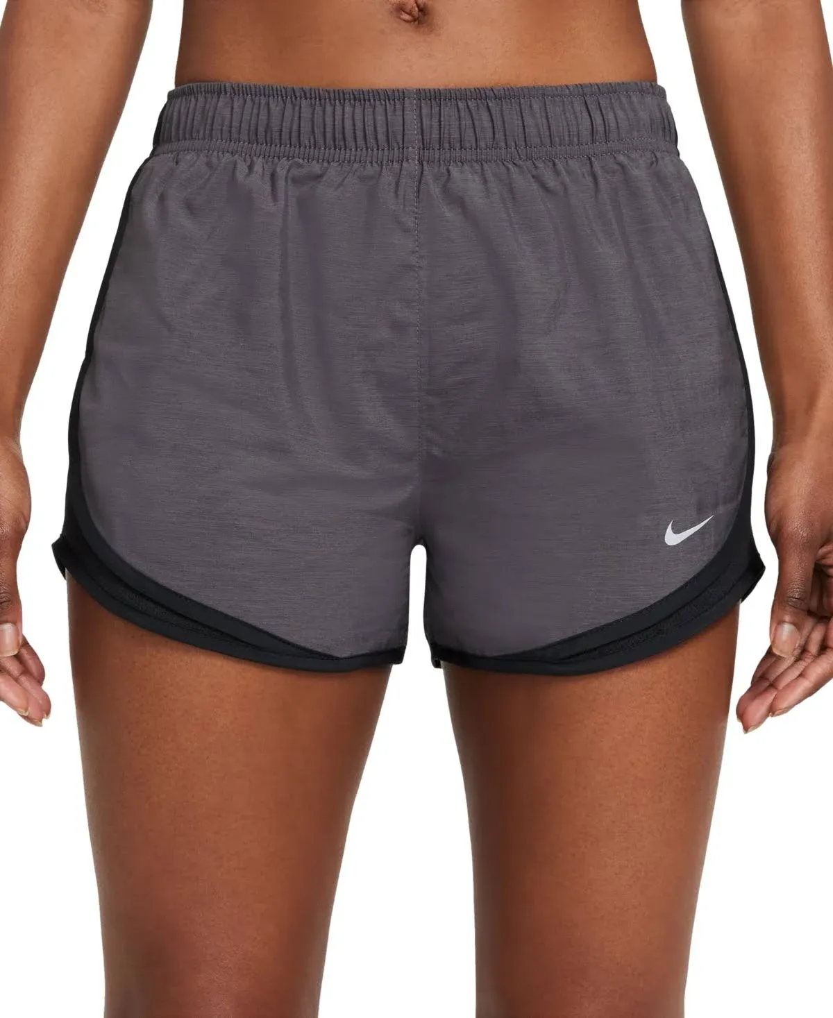 Women's Nike Tempo Running Shorts, Size: Medium, Black Heather