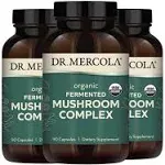 Dr Mercola Fermented Mushroom Complex - 90 Capsules