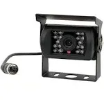 Waterproof Night Vision Wide View Angle Rear View Camera with 4 Pin GX12-4 Connector for RV Camper Truck Trailer