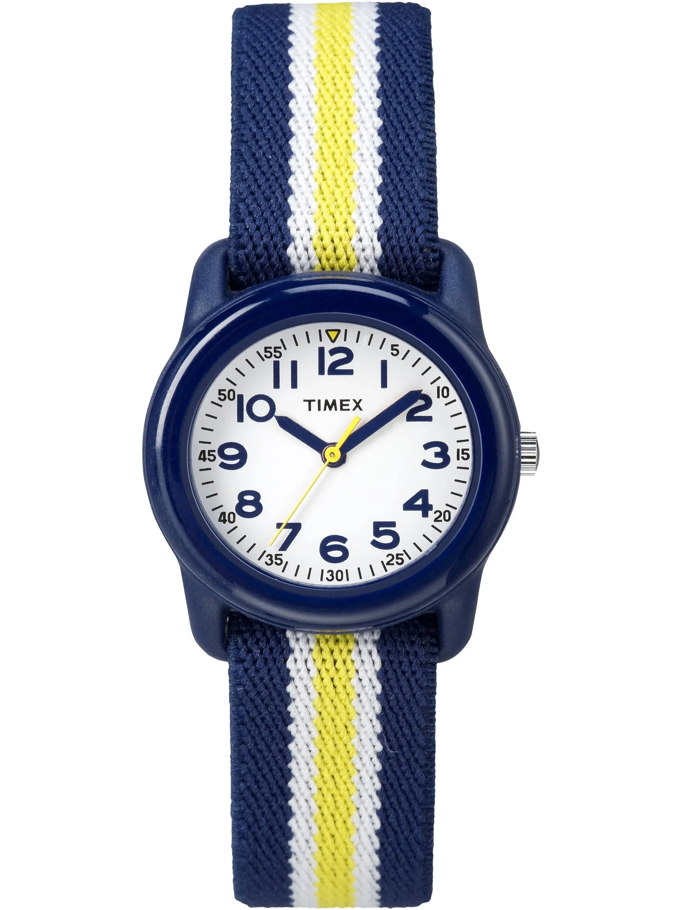 Timex Kids Analog Blue Yellow Elastic Watch