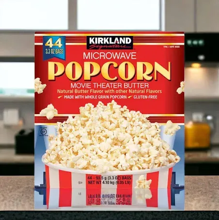 Kirkland Signature Microwave Popcorn, 3.3 oz, 44-count