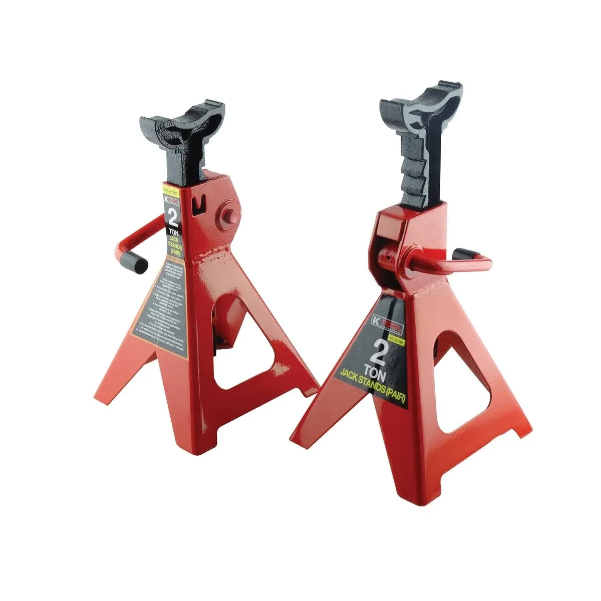 K Tool International KTI61201 - 2 Ton Jack Stands (Pair)