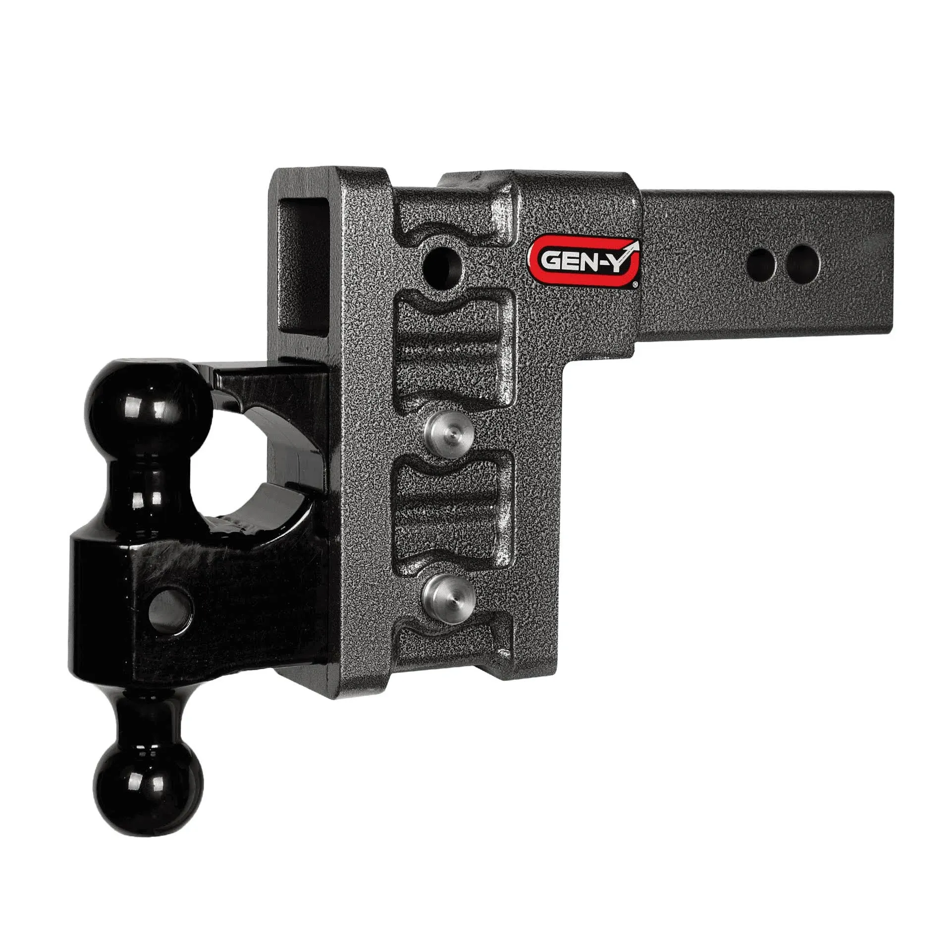 Gen-Y Mega Duty Shank Drop TW 32K Hitch w/GH-0161 Dual-Ball Pintle Lock