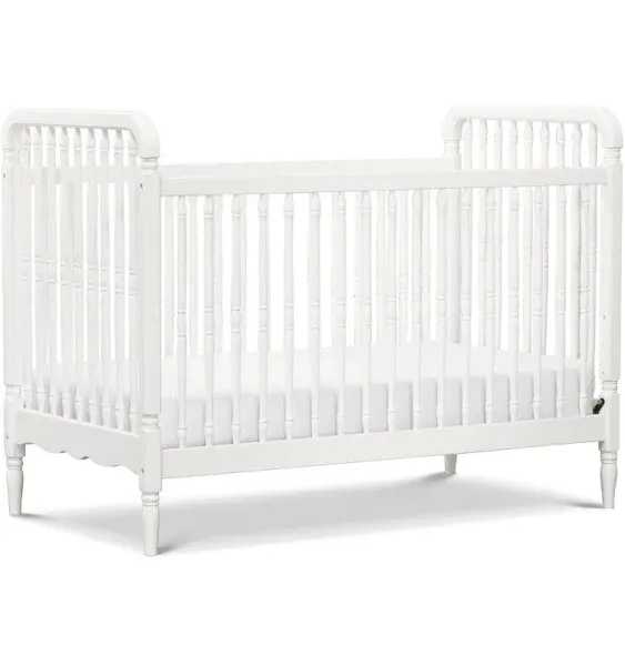 Namesake Liberty 3 in 1 Convertible Spindle Crib with Toddler Bed Conversion Kit - Honey