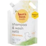 Burt's Bees Baby Shampoo & Body Wash Original Scent Refill 33.8 fl oz