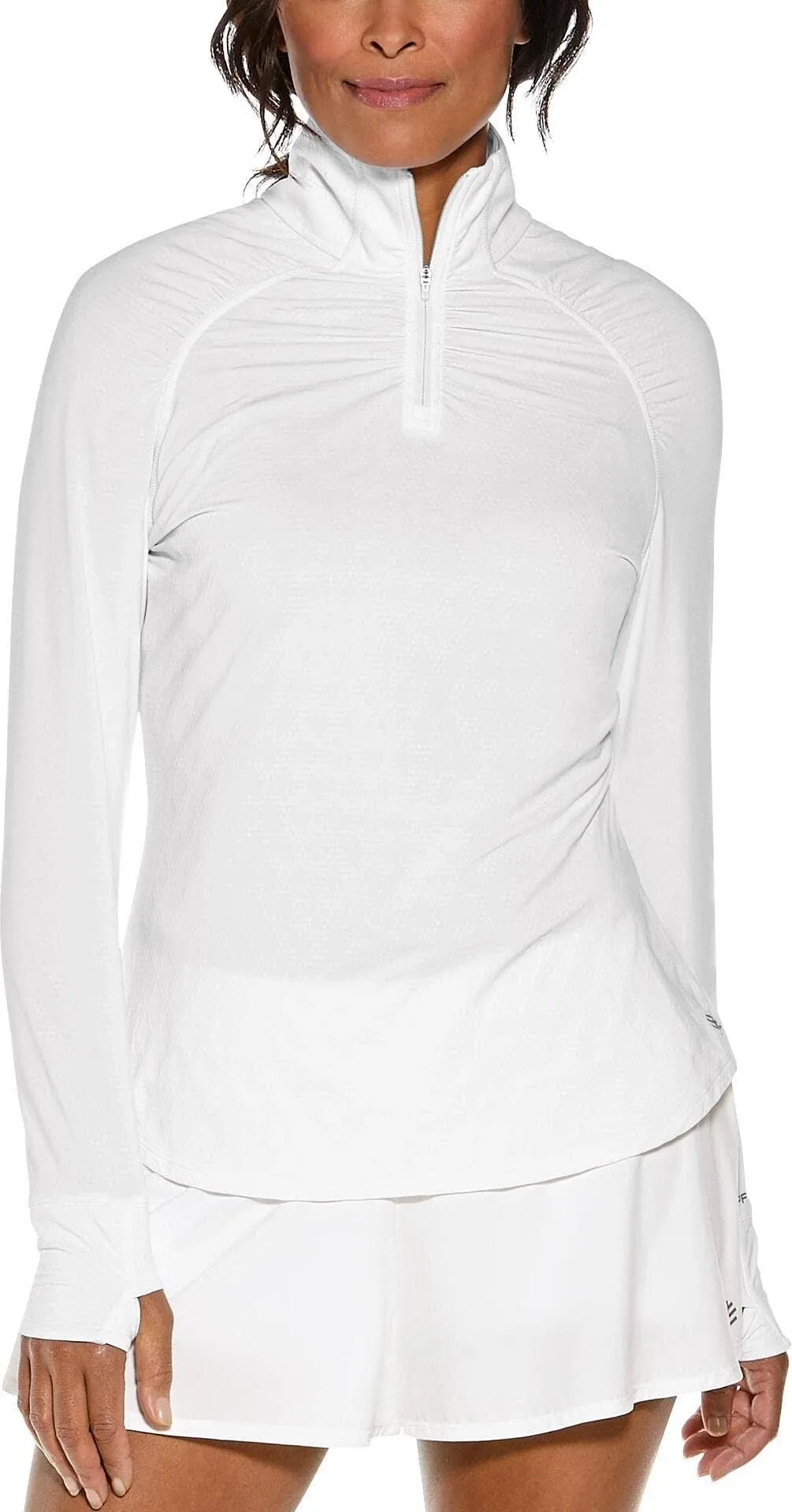 Coolibar UPF 50+ Women's Arabella Quarter-Zip - Sun Protective