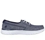 Women's Skechers, On-The-Go Flex – Ashore Boat Shoe Navy 9 M