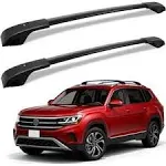 KINGGERI Roof Rack Cross Bars Fit for Volkswagen Atlas 2017 2018 2019 2020 2021 2022, Aluminum Roof Rails Crossbars Rooftop Cargo Carrie