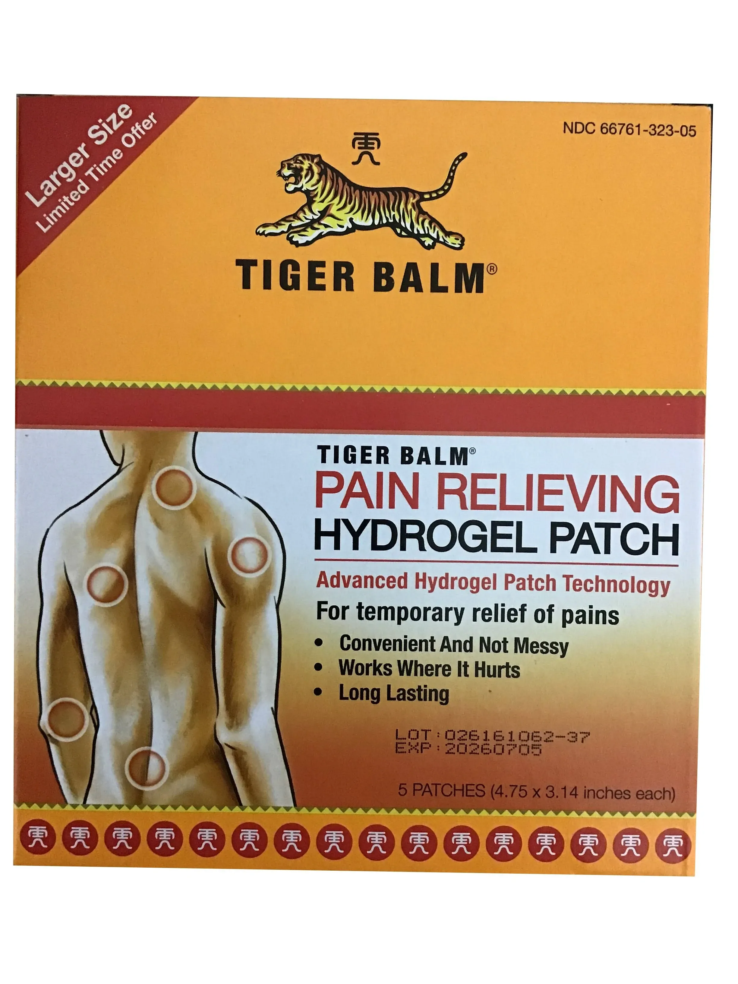 Tiger Balm Pain Relieving Patch