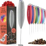 Powerful Handheld Milk Frother, Mini Milk Foamer, Battery Operated (Not inclu...