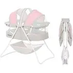 Dream On Me Karley Bassinet - Grey and Pink