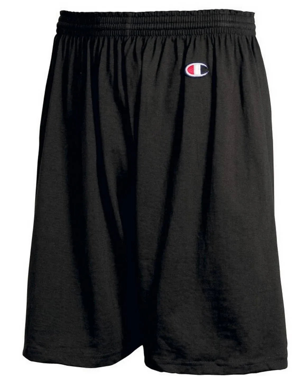 Champion 8187 Cotton Gym Short - Black - M