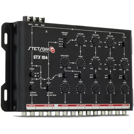 Stetsom STX 104 Crossover DSP Equalizer Digital Audio Processor 3-5 Day Delivery