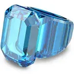 SWAROVSKI Lucent Cocktail Ring Jewelry Collection, Blue Crystal, Pink Crystal