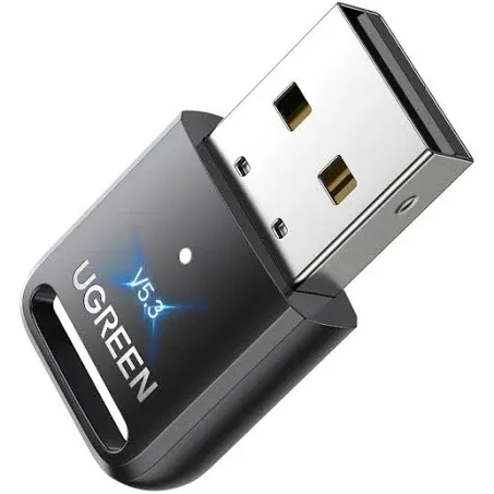 UGREEN Bluetooth 5.3 Adapter for PC Laptop, Plug and for Windows 90225 1 Year