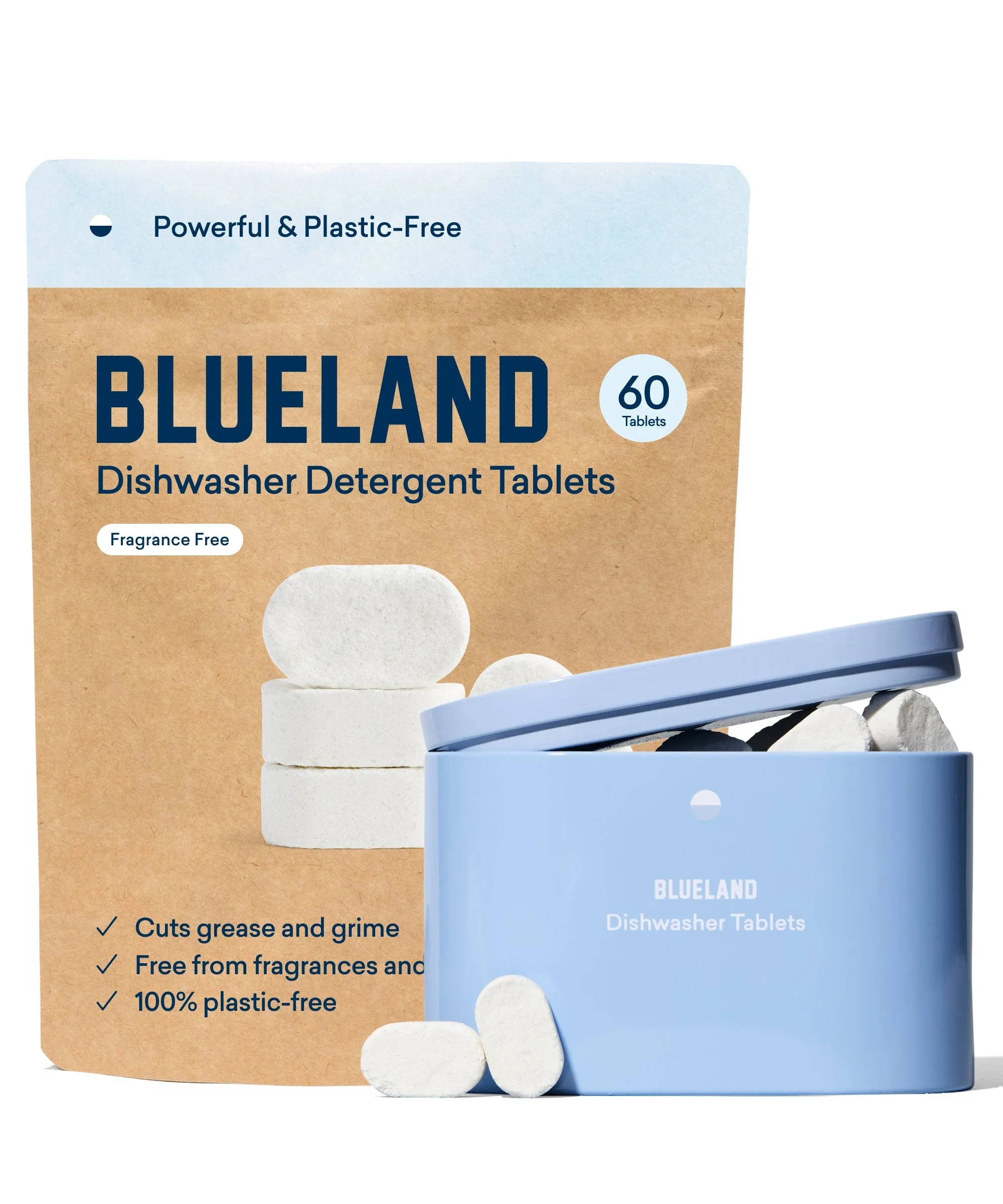 Blueland Dishwasher Tablets Starter Set 60 tablets NEW