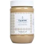 Villa Jerada, Premium Tahini 16 oz - Small-Batch Roasted Stone-Ground USA Sesame Seeds, Creamy Texture, Perfect to make Hummus (TAHINI - 1 JAR)