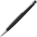 Lamy 2000 black - elegant mechanical pencil in a satin-finish fibreglass casing - perfectly balanced - pencil M 40 fine-line refill in line width 0.7 mm & eraser tip