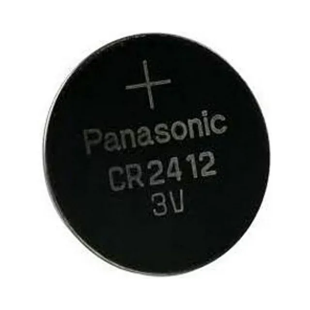 Panasonic CR2412 3V Lithium Battery 1PACK X (5PCS) =5 Single Use Batteries