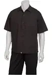 Chef Works CSCVBLK4XL Cool Vent Cook Shirt Black 4XL