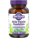 Oregons Wild Harvest Milk Thistle Dandelion, Non-GMO Vegetarian 90 capsules