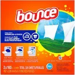 Bounce Dryer Sheets, Outdoor Fresh, 320 Sheets