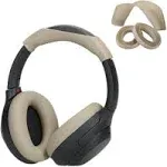 kwmobile Silicone Headband and Ear Pads Cover Set Compatible with Sony WH-1000XM4 / WH-1000XM3 - Covers - Beige