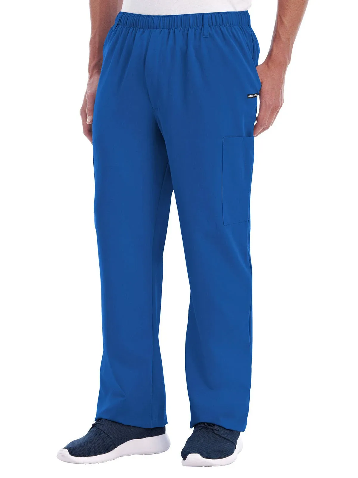 Jockey Men's Seven Pocket Stretch Scrub Pant XS Royal Blue