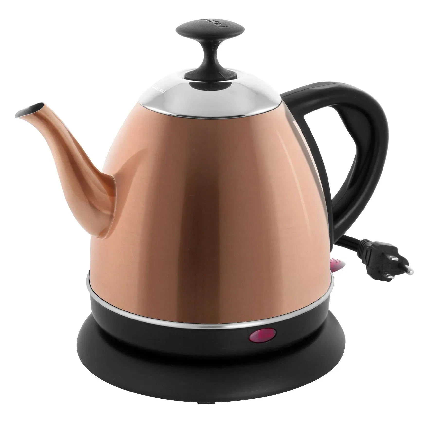 Chantal Electric Kettle, Royale Series, 32 OZ, Stainless Steel BPA-Free, Boil-Dry Guard, Multi-use Spout, (Silver)