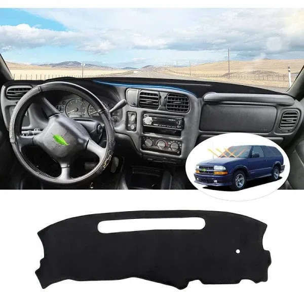 Cartist Dash Cover Fits for Chevrolet Chevy Blazer 1998-2005/1998-2004 S10 / 1998-2001 GMC Jimmy / 1998-2004 GMC Sonoma Accessories Dashboard Cover Mat Non-Slip Pad Carpet Sunshade