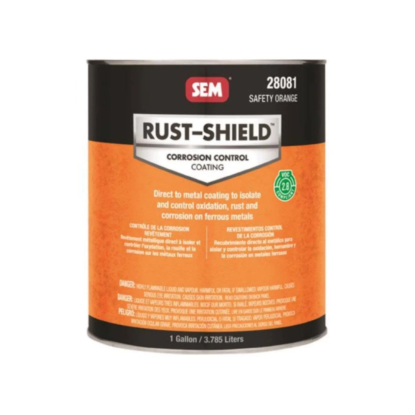 SEM Products 28101 - Rust Shield 2.8 Black