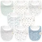 KeaBabies 8-Pack Baby Drool Bibs in Vessels