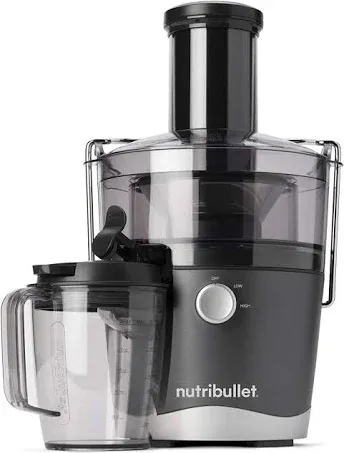 NutriBullet Juicer Centrifugal Juicer Machine for Fruit, Vegetables, and Food Prep, 27 Ounces/1.5 Liters, 800 Watts, Gray NBJ50100