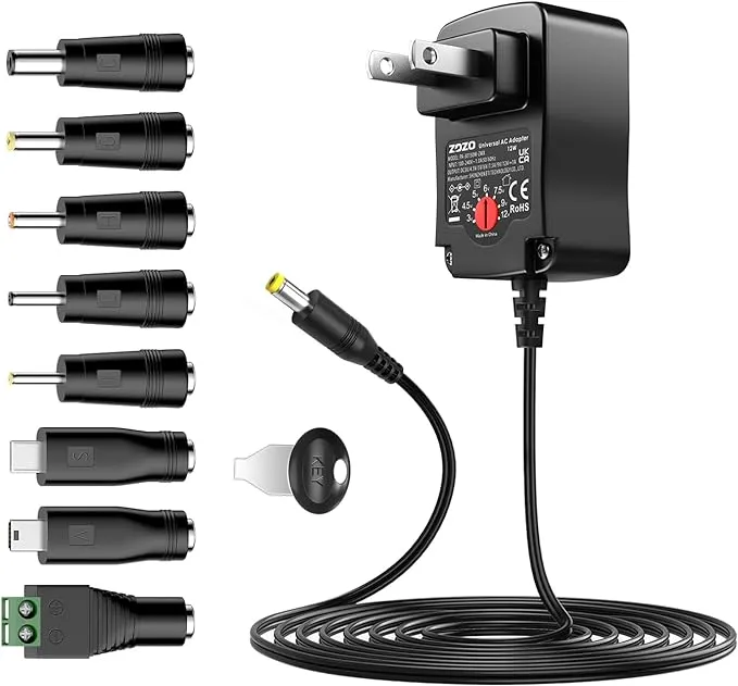 Zozo 12W Universal AC Adapter