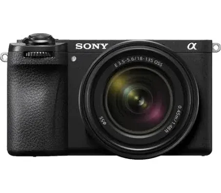 Sony Alpha 6700 – APS-C Interchangeable Lens Camera with 24.1 MP Sensor, 4K Video, AI-Based Subject Recognition, Log Shooting, LUT Handling and Vlog Friendly Functions and 18-135mm Zoom Lens