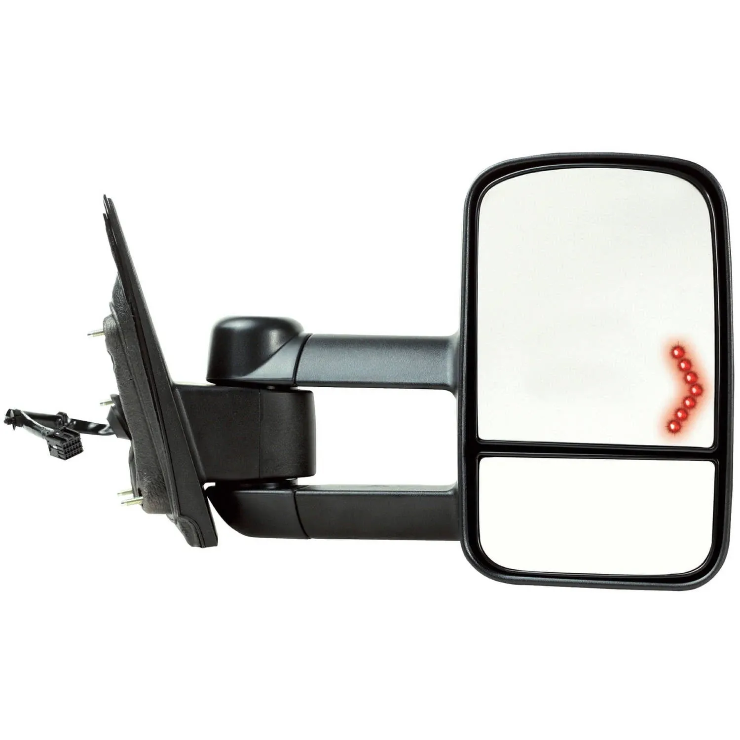 K Source® 62135G - Passenger Side Power Towing Mirror (Heated, Foldaway)