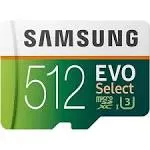 SAMSUNG (MB-ME64GA/AM) 64GB 100MB/s (U3) MicroSDXC EVO Select Memory Card with Full-Size Adapter 