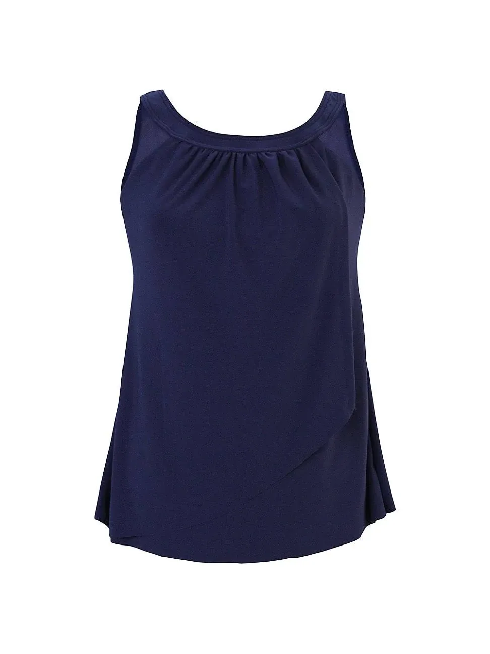 Miraclesuit Women's Illusionist Ursula Tankini Top - Midnight - Size 14