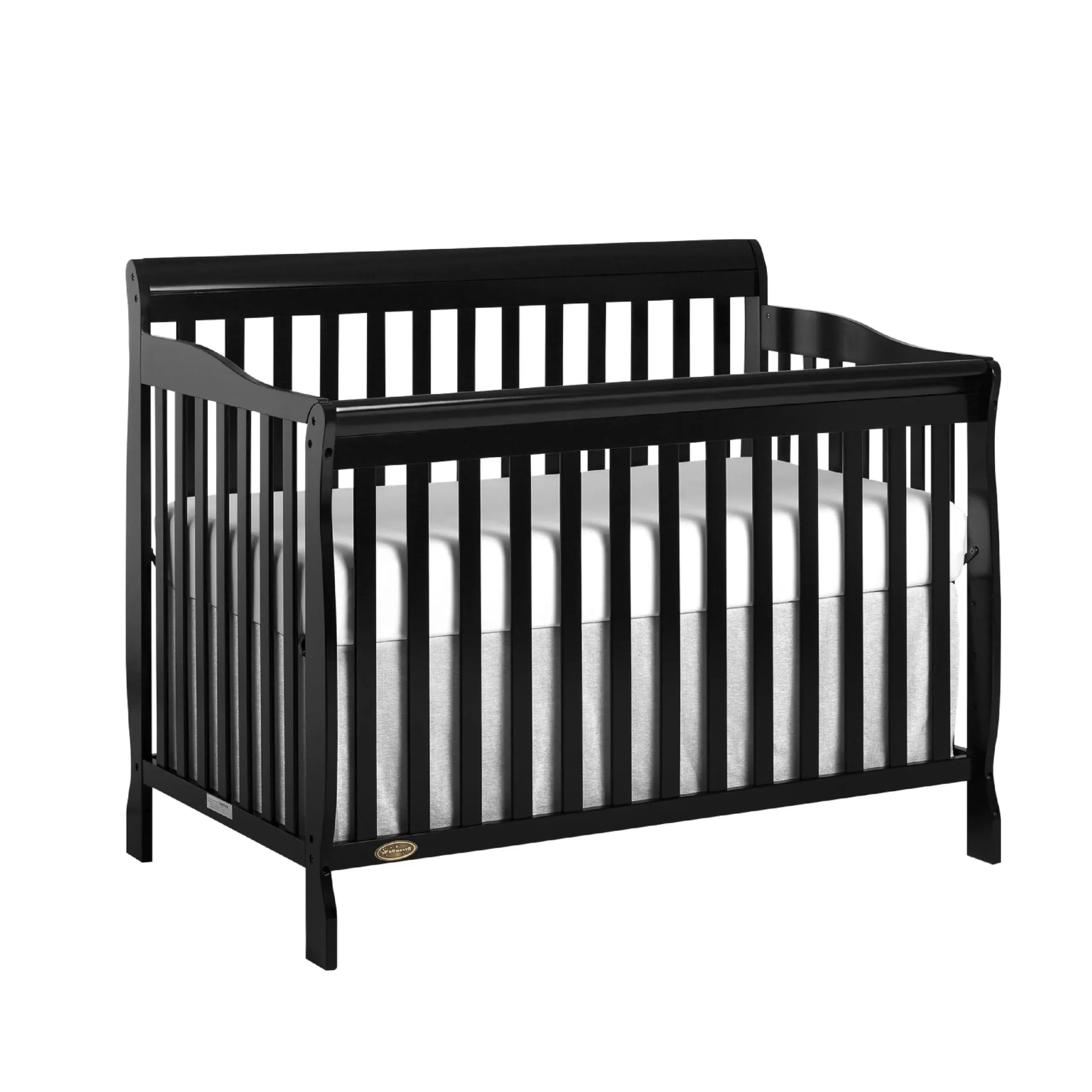 Dream On Me Ashton 5-in-1 Convertible Crib - Black