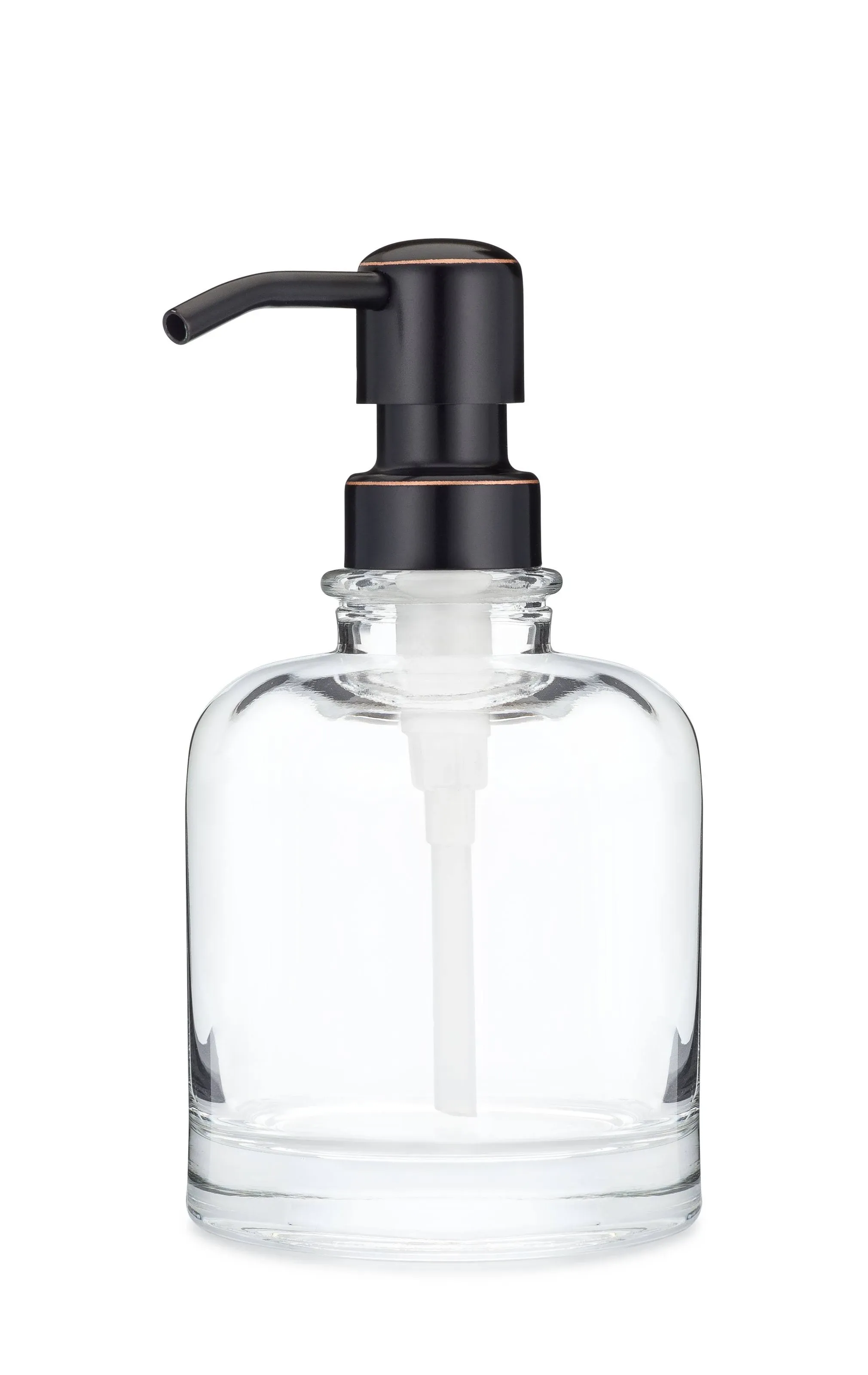 Rail19 Derby Soap Dispenser with Metal Pump - Liquid Hand Soap & Lotion for ...