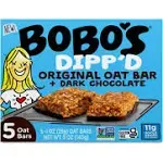 Bobo's Original Oat Bars + Dark Chocolate 5 Pack