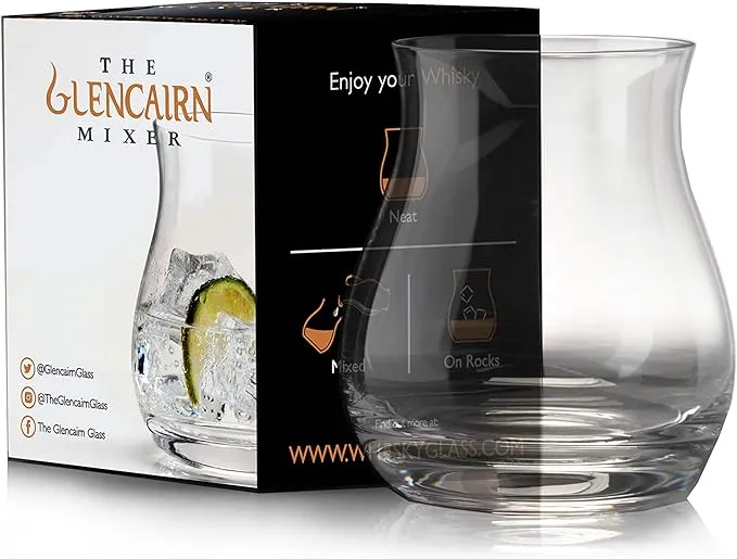 GLENCAIRN Whiskey and Gin Mixer Glass in Gift Carton